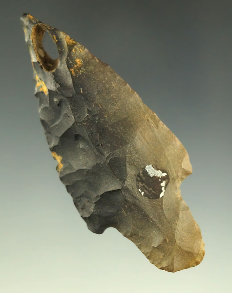 Ex. Perino! 2 7/8" Kent point from the personal collection of Gregory Perino. Oklahoma.