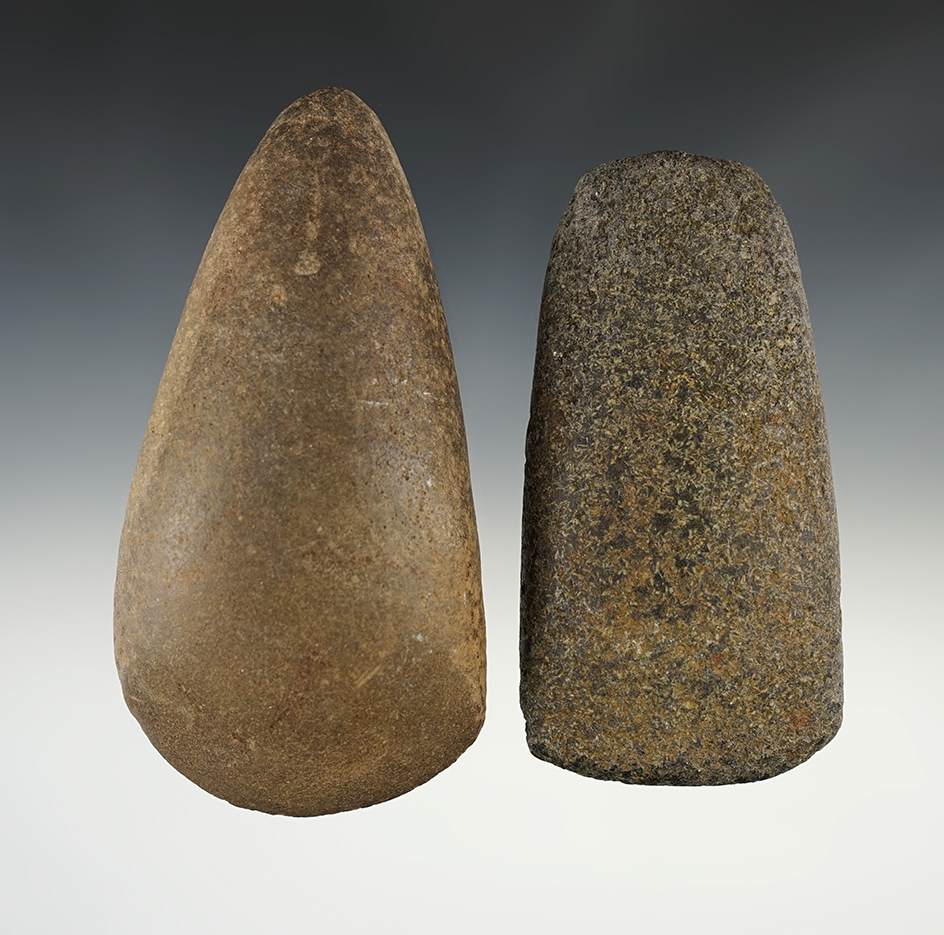 Pair of well made Kentucky/Tennessee area Celts. The largest is 5 1/2".