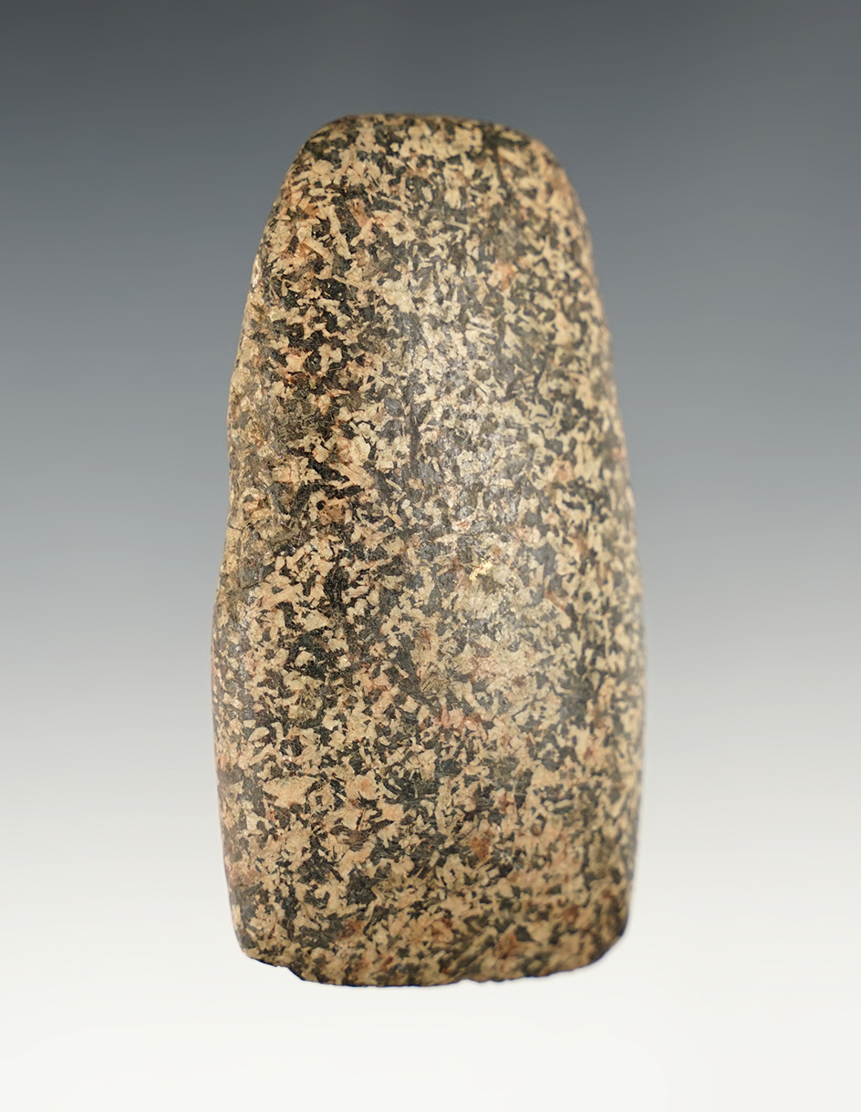 Nice 3" Celt found close to Albion, Edwards Co., Illinois.