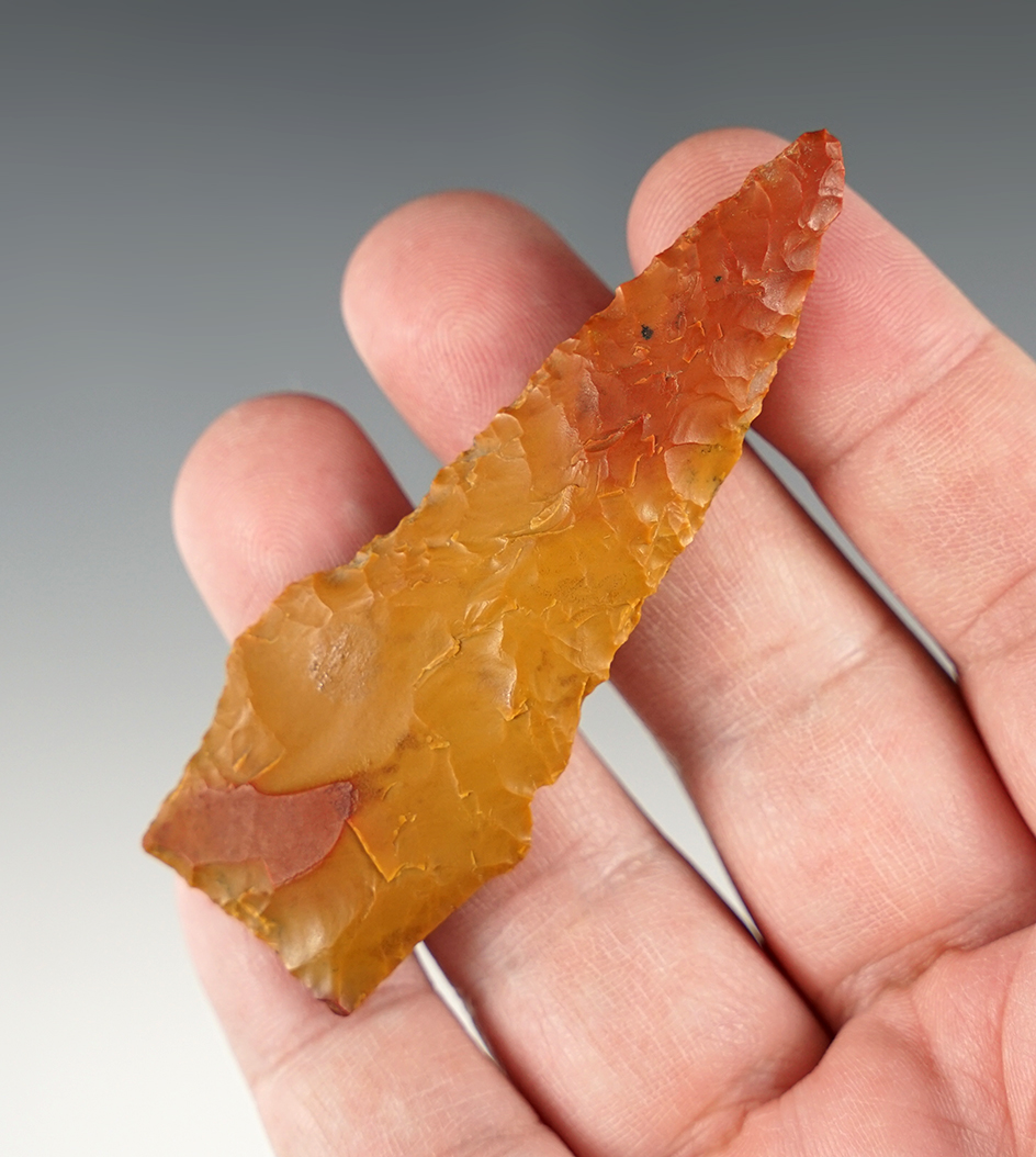 Colorful 3 1/16" Plateau Pentagonal found in Plymouth, Washington in the 1960's.