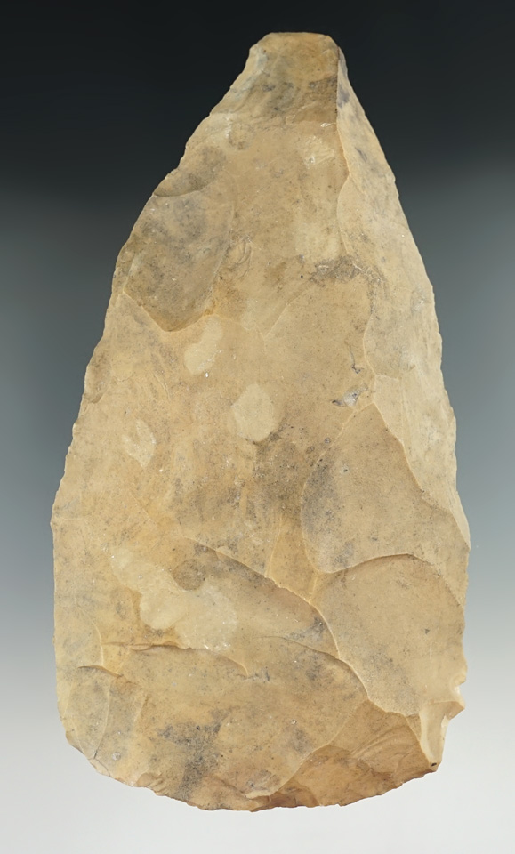 Large 7 5/8" Flint preform found in Coryell Co., Texas