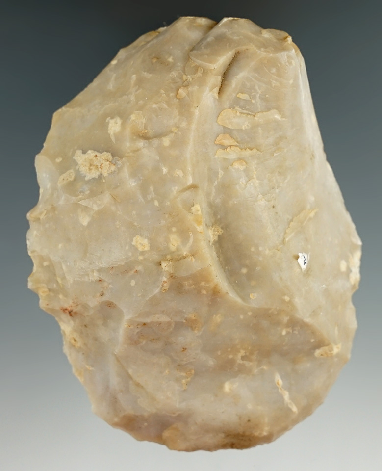 4" large and well styled Uniface scraper found in Freestone Co., Texas.