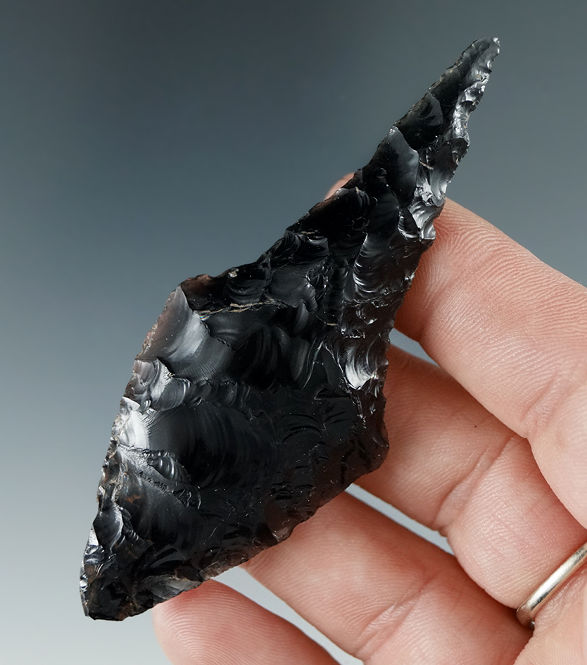 3 1/4" Obsidian Drill found near the Columbia River.