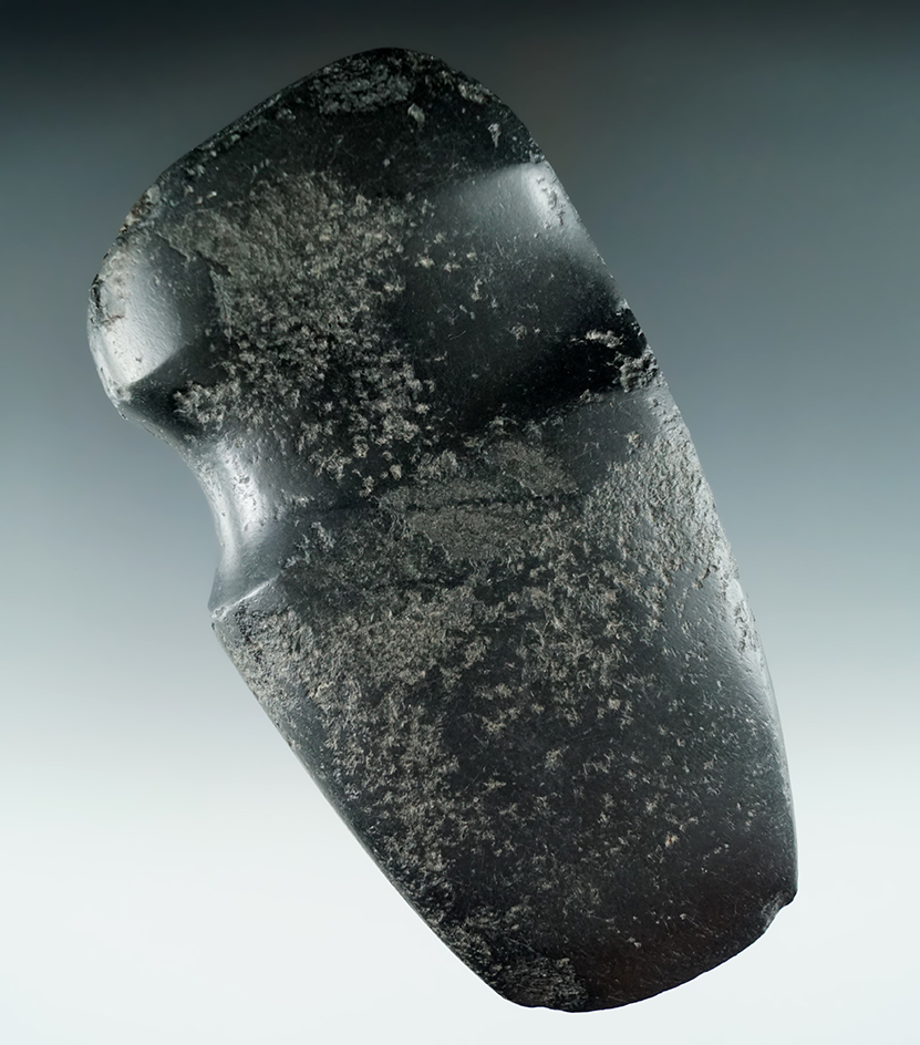 4 3/4" Long 3/4 Groove Axe found by Dr. H.H. Stuart in the 1920's in Humboldt Co., California.