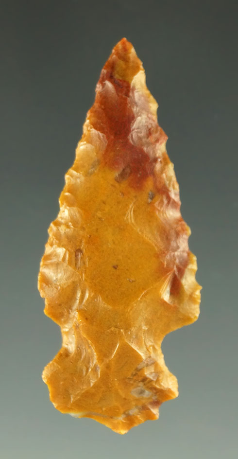 1 5/8" Sidenotch made from Henry Mountain agate found in Dolores County Colorado.