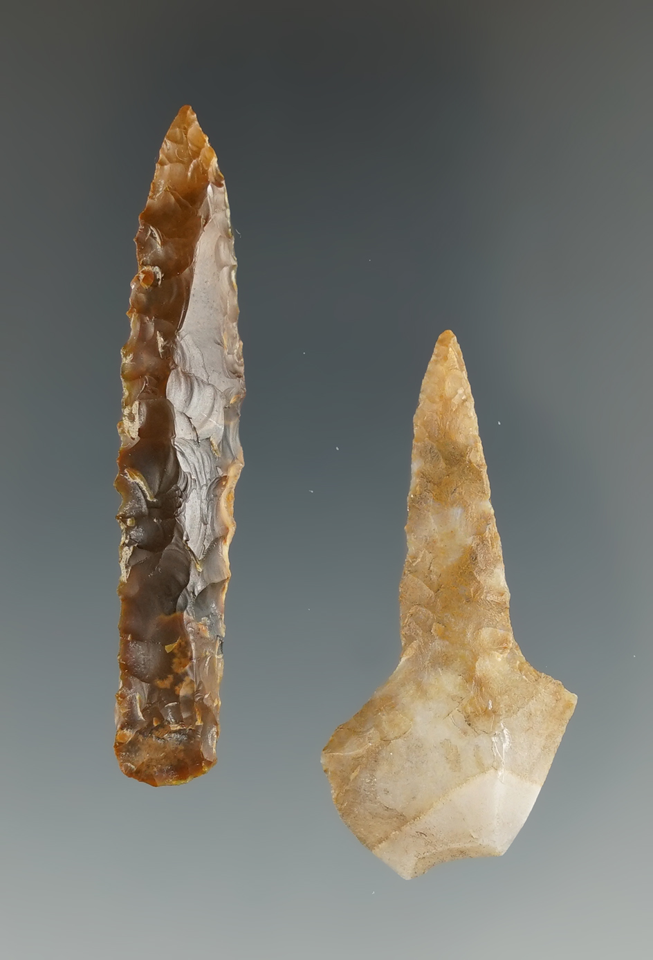 Two Columbia River Drills. Longest is 2". Found near the Columbia River, OR.