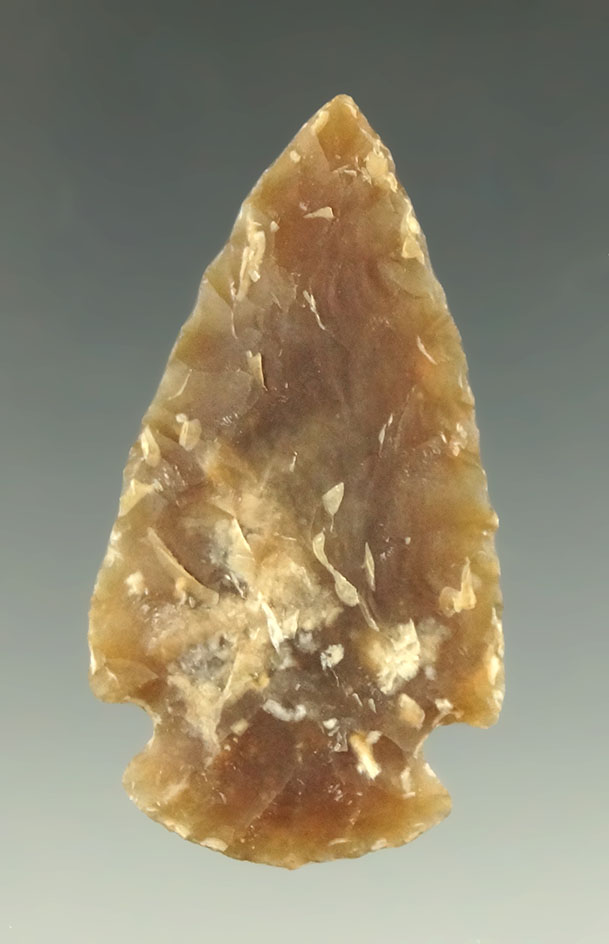 1 3/4" Cornernotch point found in the Dakotas.