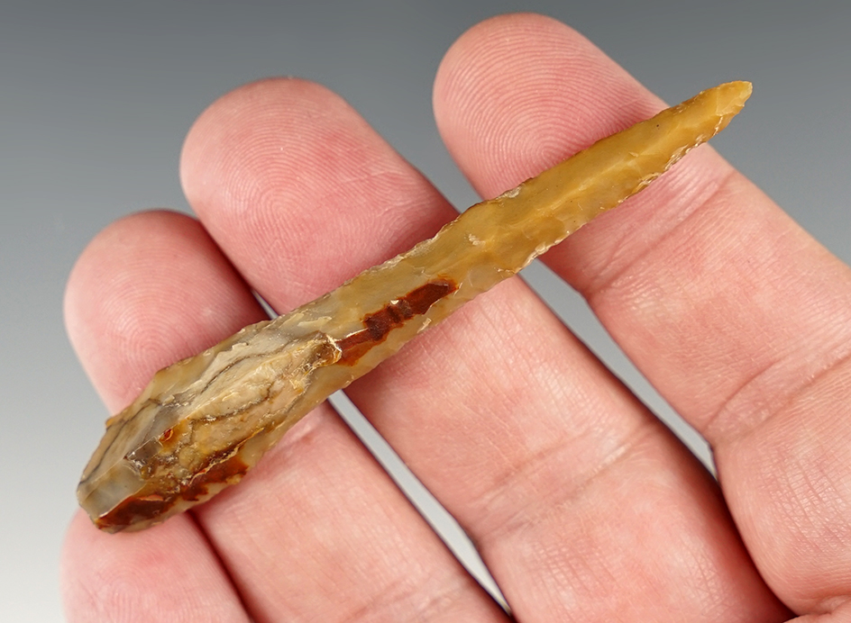 2 15/16" Drill found in The Dalles, Klickitat Co., Washington. Nicely patinated.