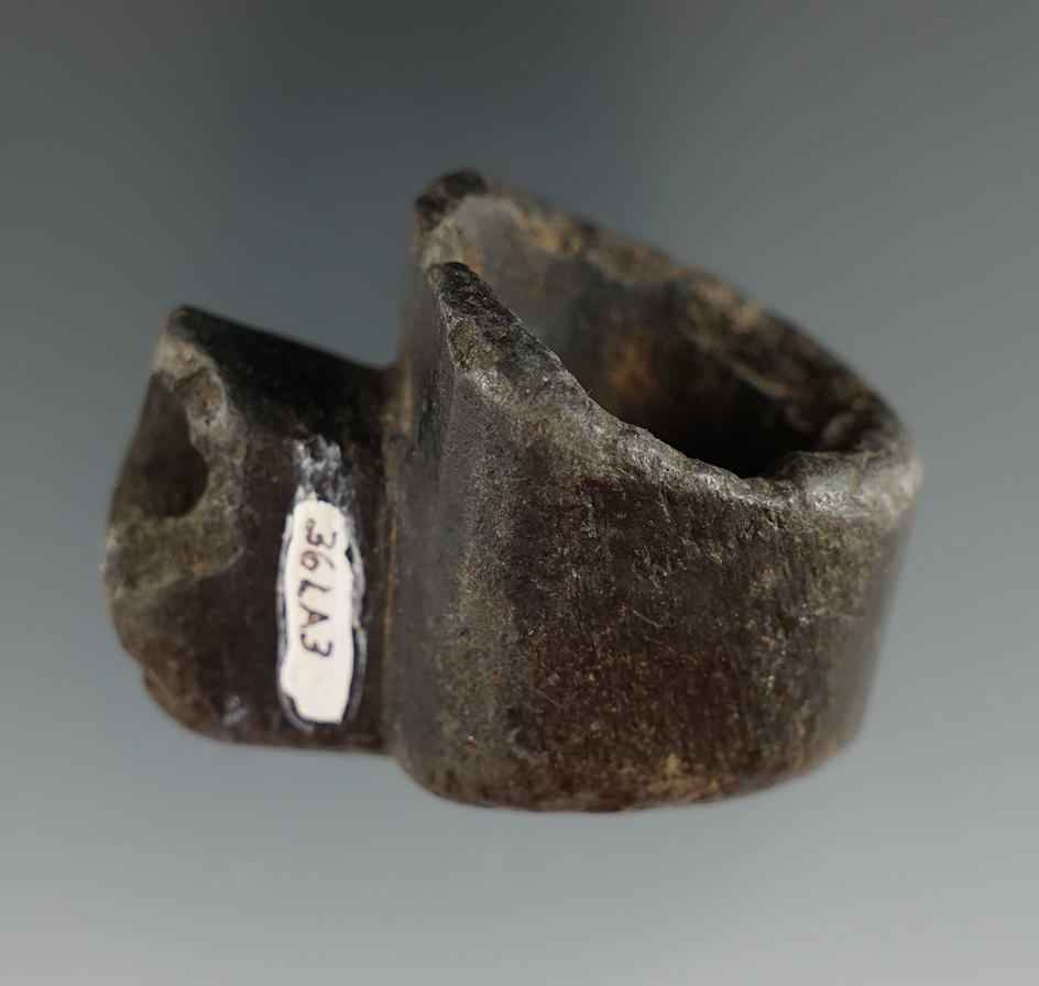 1 7/8" Stone Pipe found in Pennsylvania.