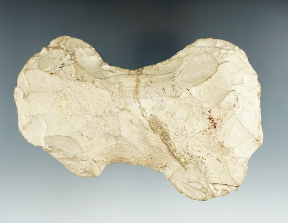 5 3/4" Double Bit Center Notched Hoe found in Chelsea Oklahoma.