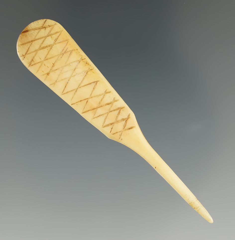 2 3/4" Inuit Ivory Awl/perforator found in Alaska.