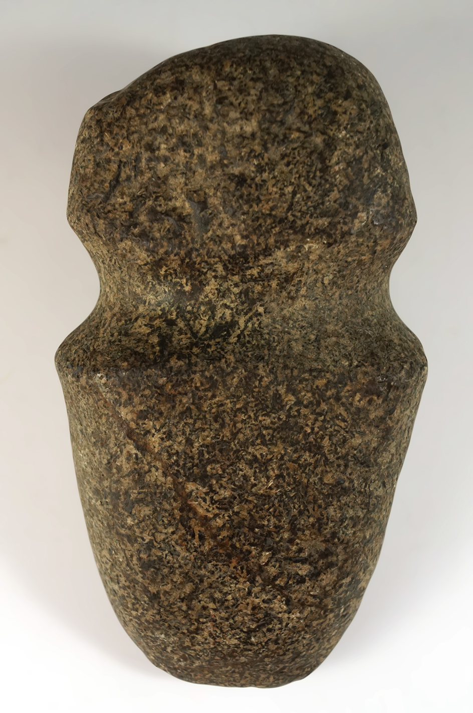 Very rare style! 6 1/4" reverse 3/4 Grooved Axe found near the Ohio River, Posey Co., Indiana.