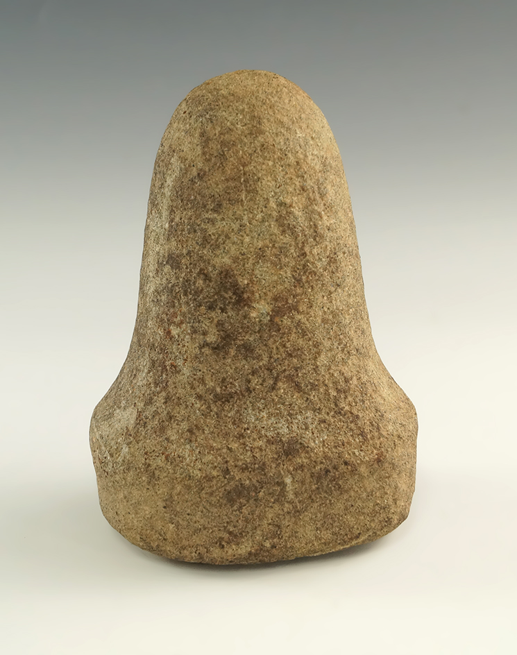 Well styled 4 7/8" tall Bell Pestle found in Ross Co. Ohio from the Jim Hovan collection H-865.