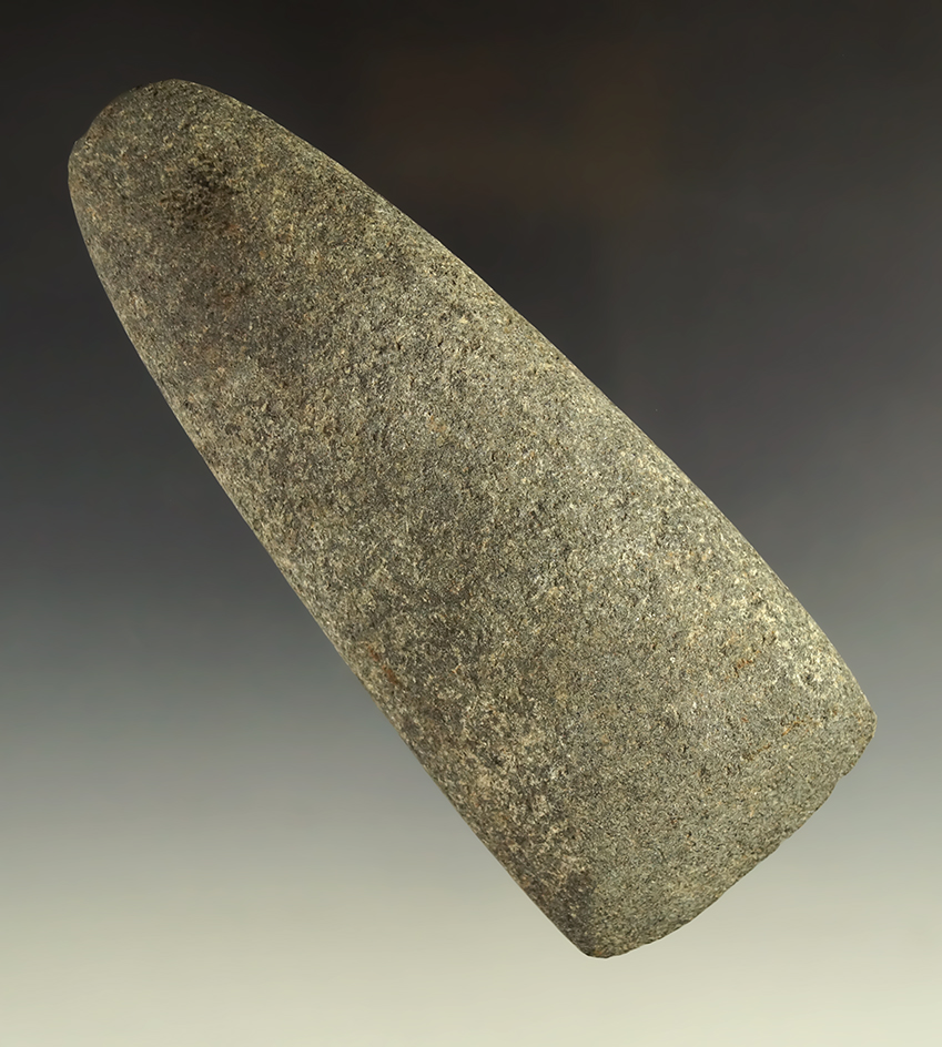 Well styled 5 3/8" tapered poll Celt found in Michigan. Ex. Phil Wagle collection.