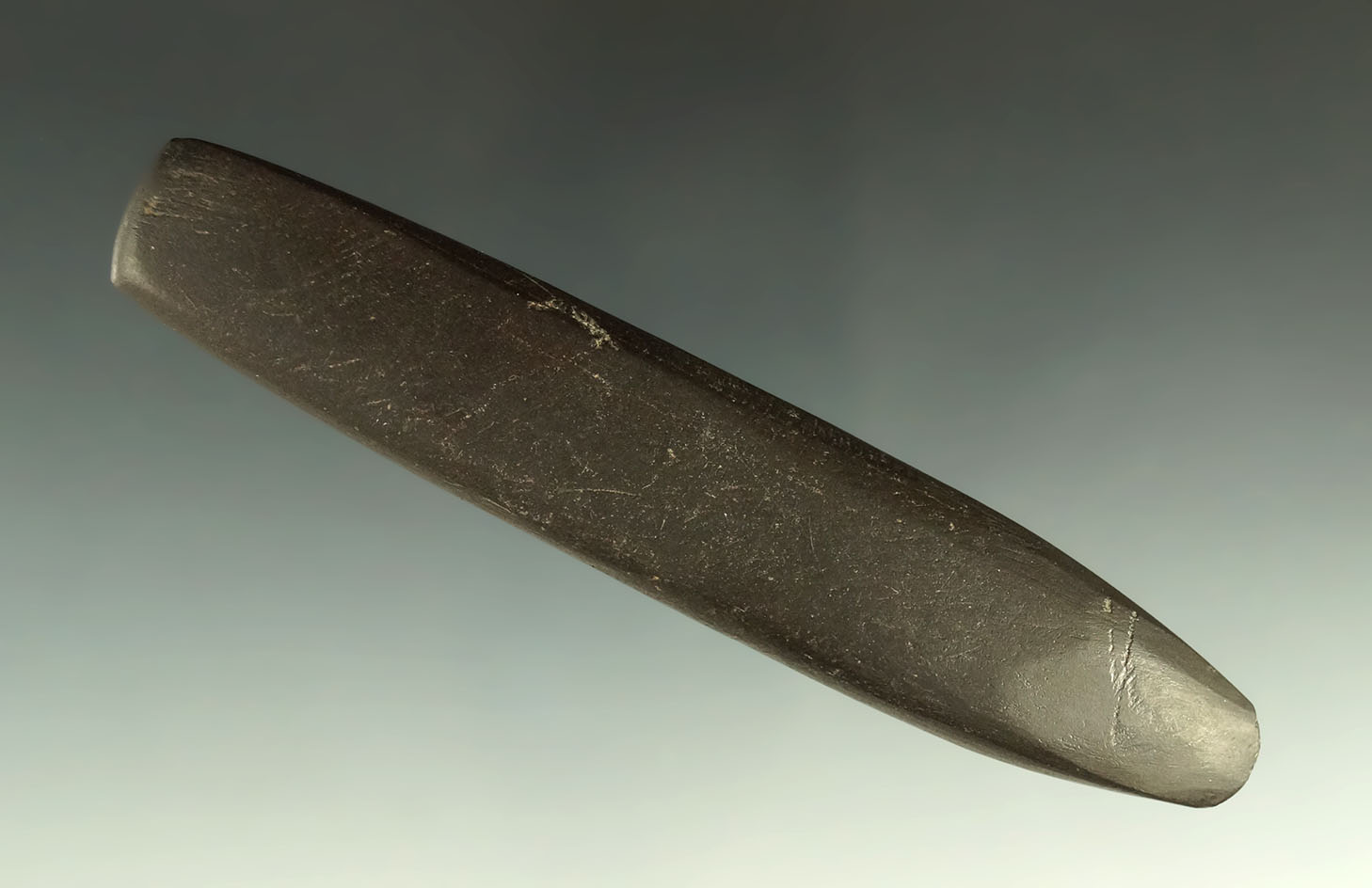 Very well defined 4 13/16" Slate Chisel found in Missouri. Ex. Lewis Eulert collection.