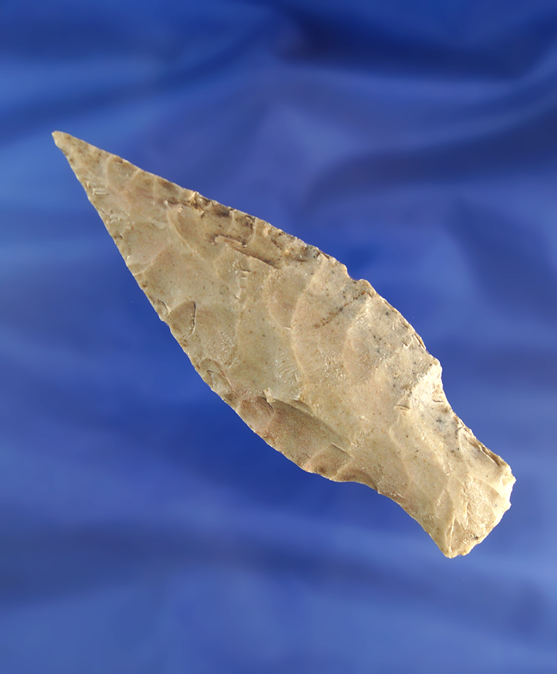 3 13/16" Nolan point with a needle tip found in Texas.