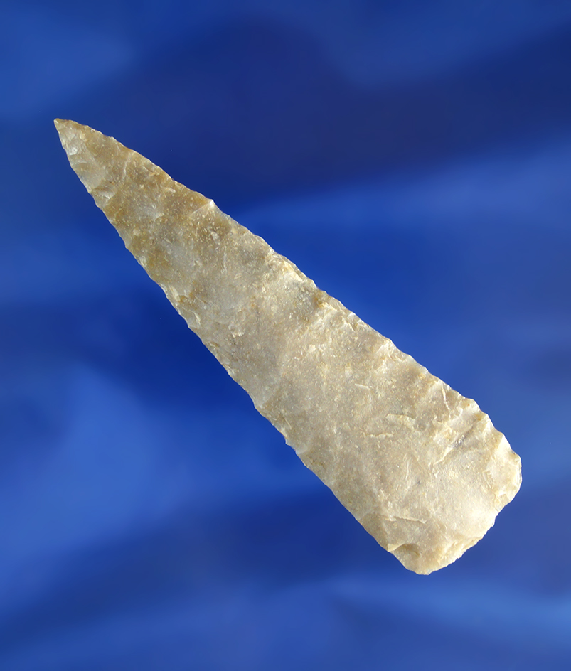 3 3/16" well flaked Texas Triangular arrowhead.