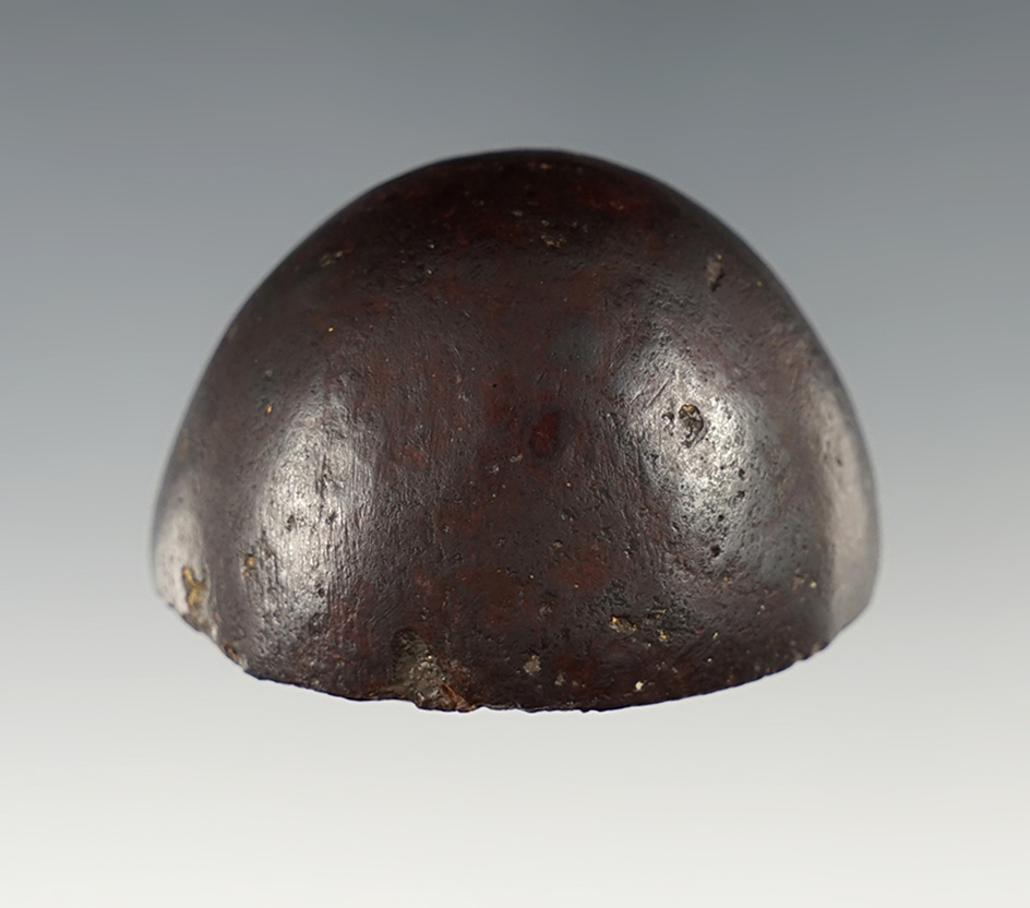 1 7/8" Wide Hemataite Cone found near Ripley, Brown Co., Ohio. Ex. Dr. Gordon Meuser