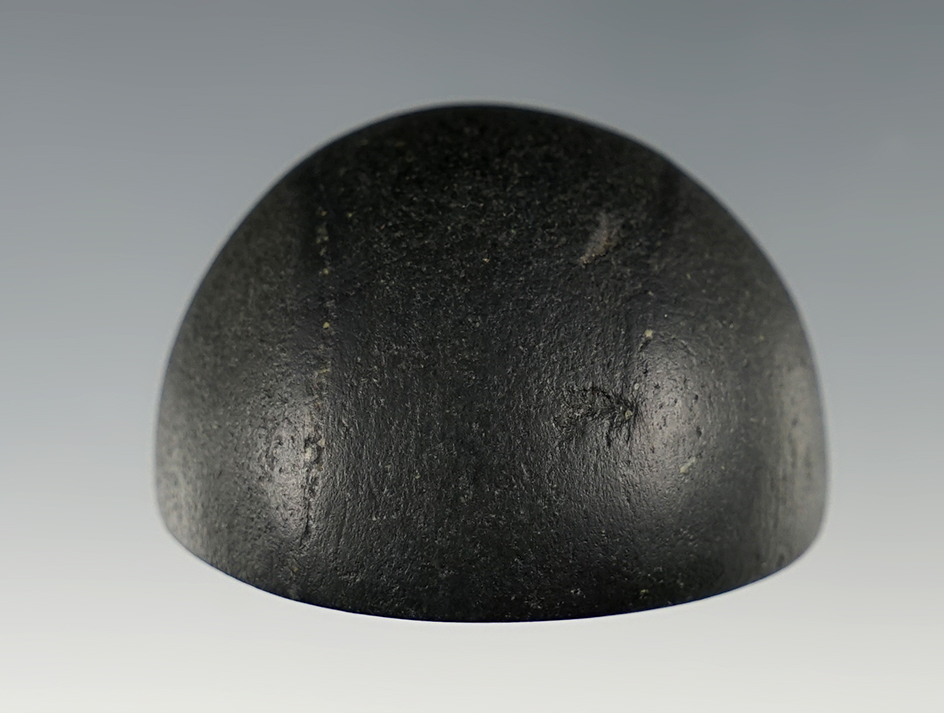 Beautifully polished 1 5/8" Banded Slate Cone found in Lawrence Co., Ohio. Ex. Kuhn.