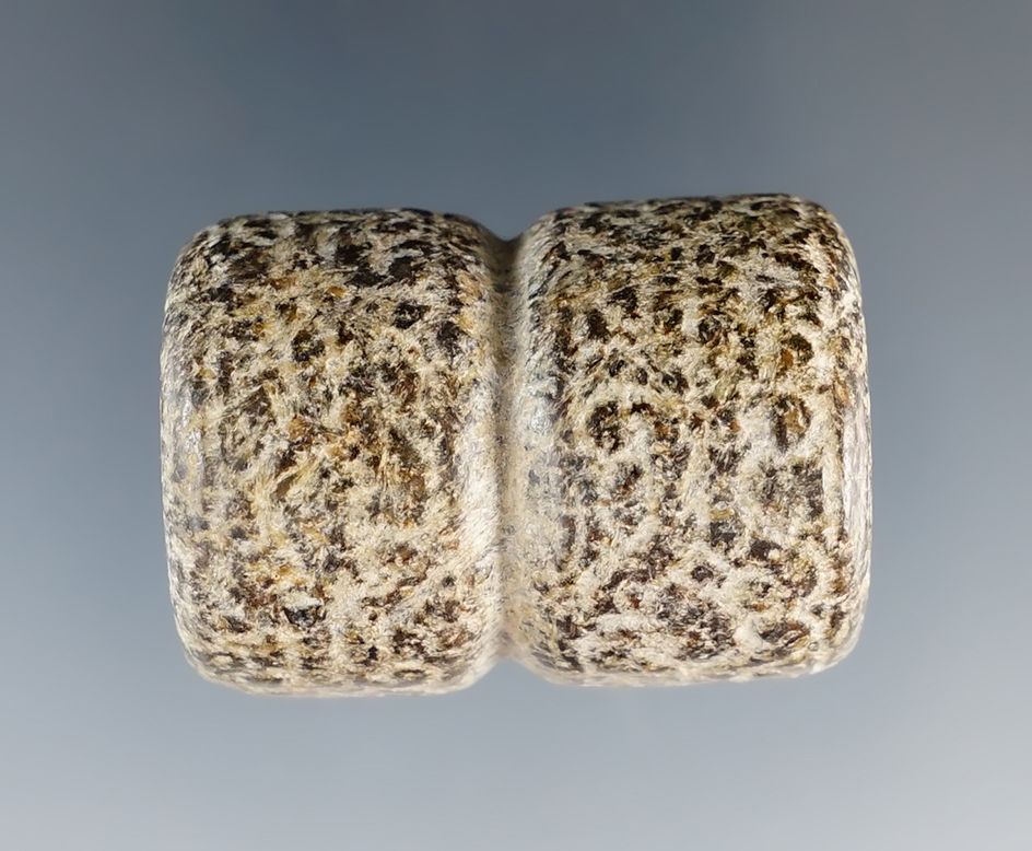 1 3/8" Well styled Ancient drilled bead found in Burma.