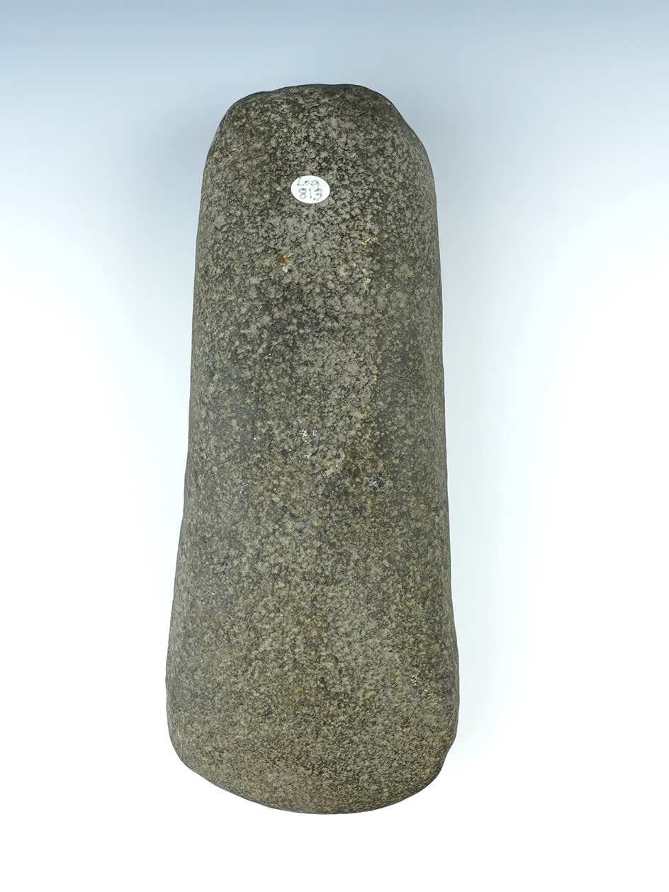 Large and nice! 9 3/4" Long by 3 7/8" Wide Flared Bit Celt found in Saltville, Virginia.