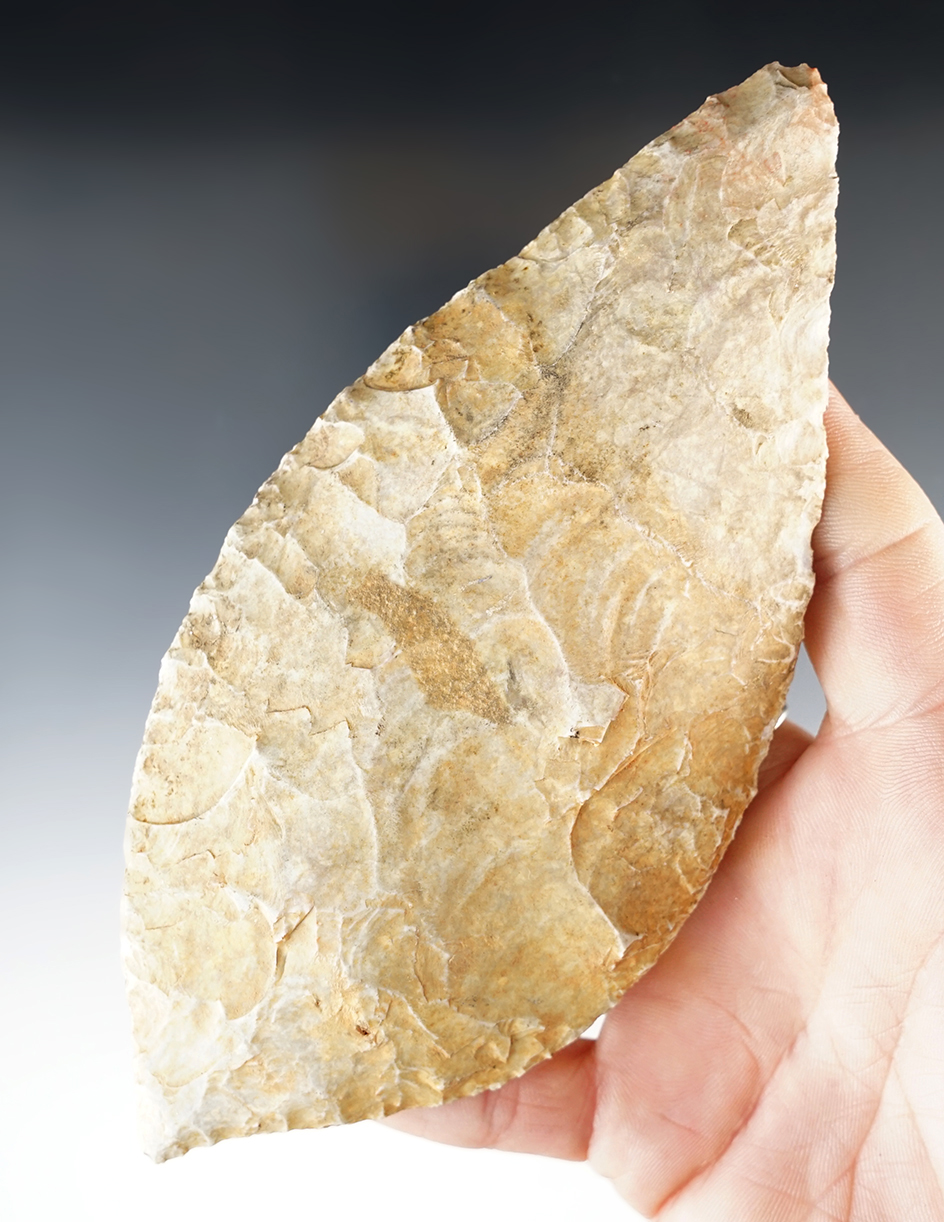 5 13/16" Well patinated Aztec Blade found in New Mexico.