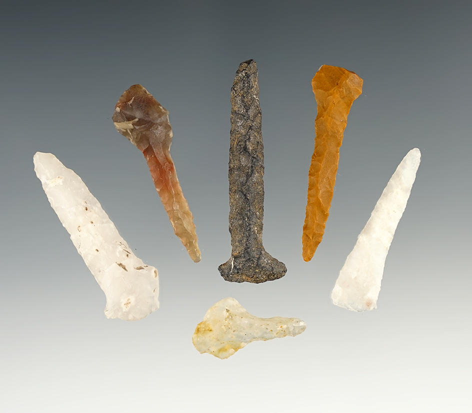 Set of 6 Drills found in New Mexico. The largest is 1 11/16".