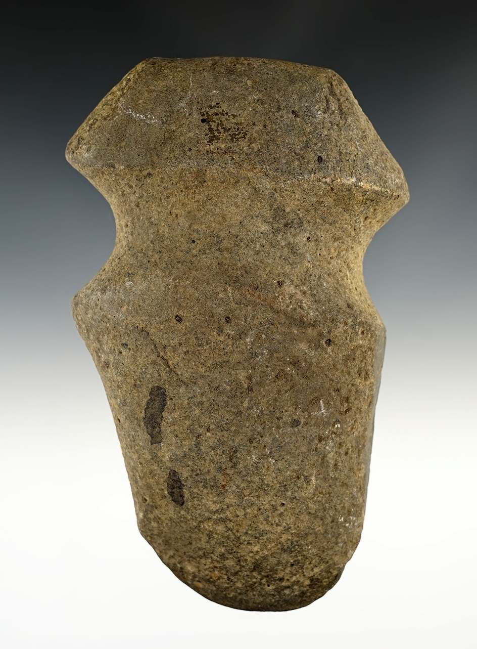 5 15/16" long Barbed style Full Groove Axe in nice condition. Found in the Eastern U.S.