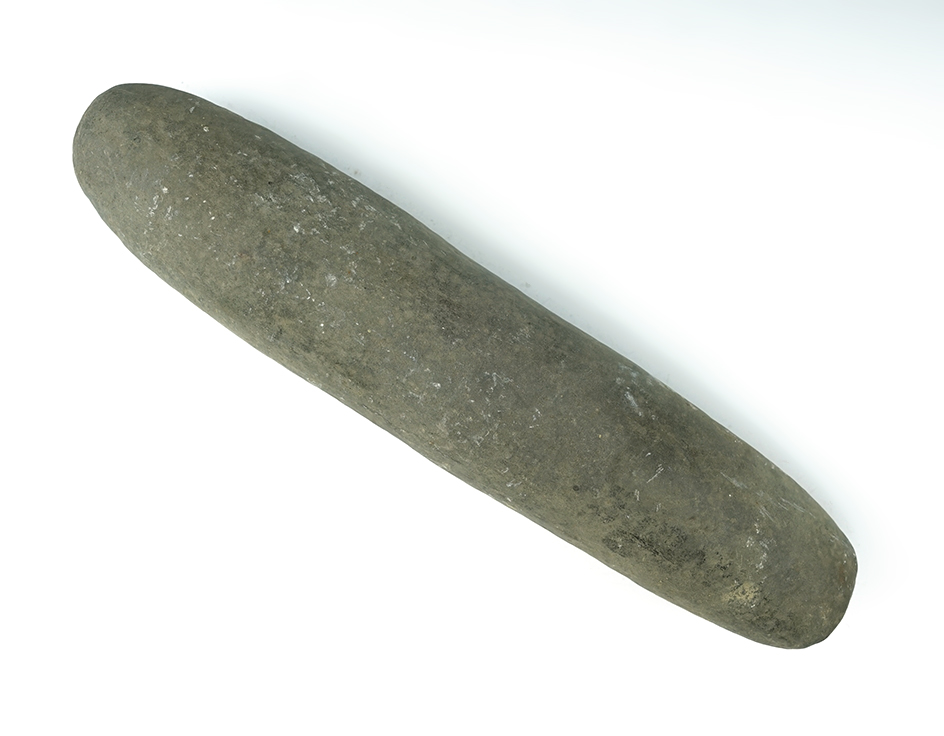9 3/4" Roller Pestle found in the Eastern U.S with good overall polish.