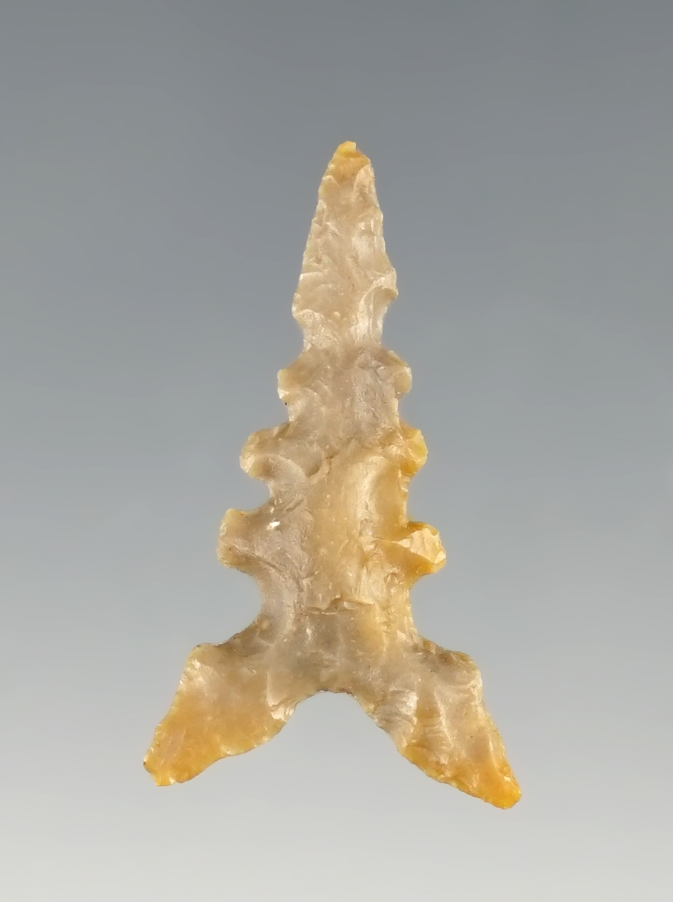 1 1/8" Toyah - Yuma Co., Arizona. Nicely serrated.