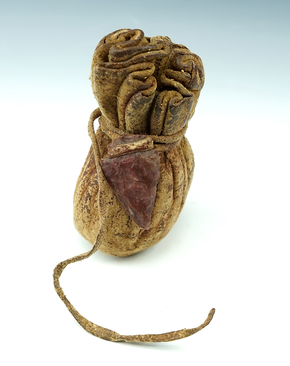 Navajo Medicine Bag found in San Juan Co., New Mexico. Exact age unknown.