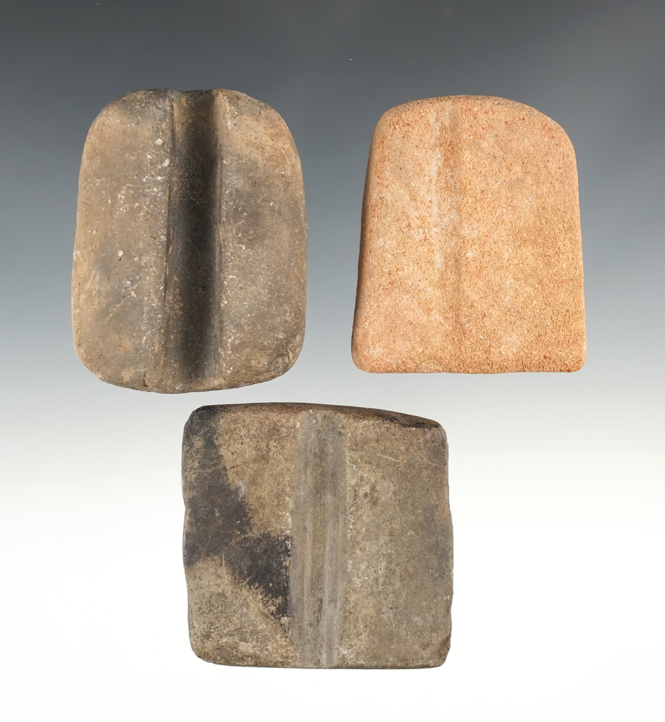 Set of 4 New Mexico Stone Arrow Shaft Smoothers. The largest is 2 1/2".