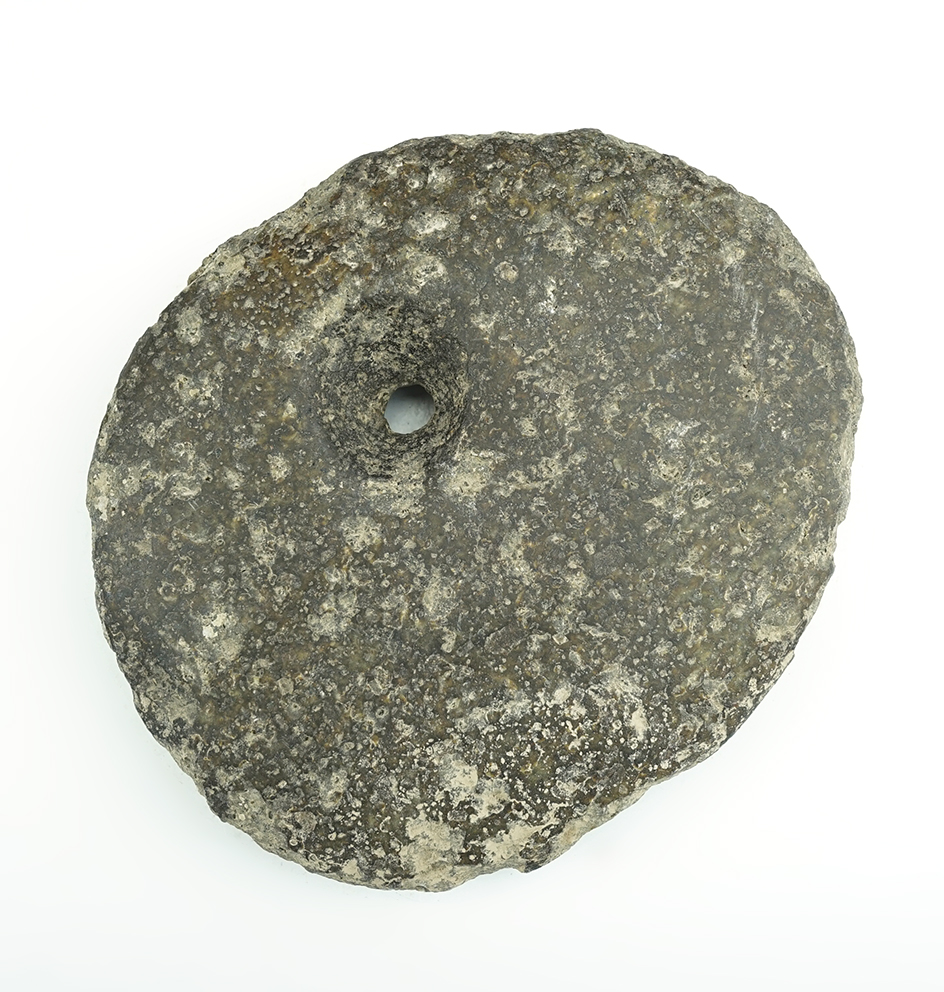 Nice 6" Drilled Net Sinker found around The Dalles, Oregon.