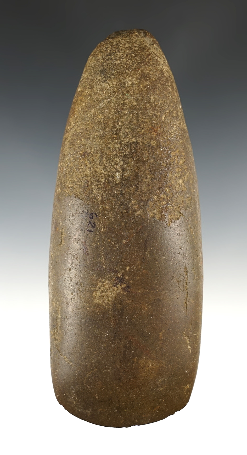 Very nice 6 5/8" Hardstone Celt that has good overall polish. Found in Noble Co., Indiana.