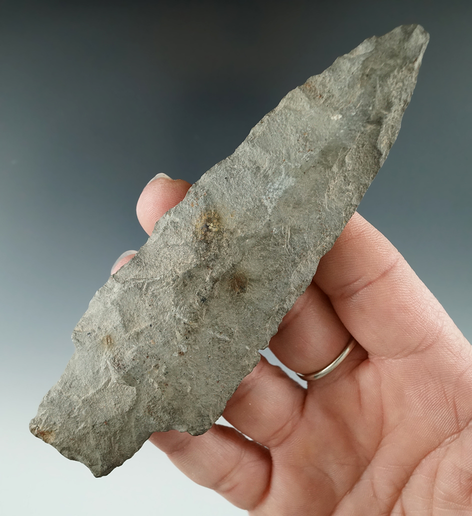 4 7/8" Stemmed Knife found in Michigan.