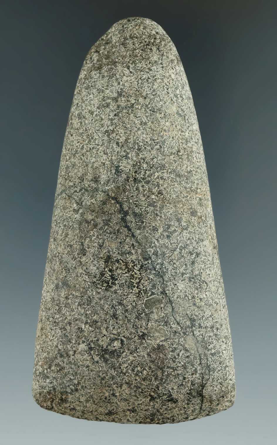 3 13/16" Adena tapered poll Celt found in Michigan.