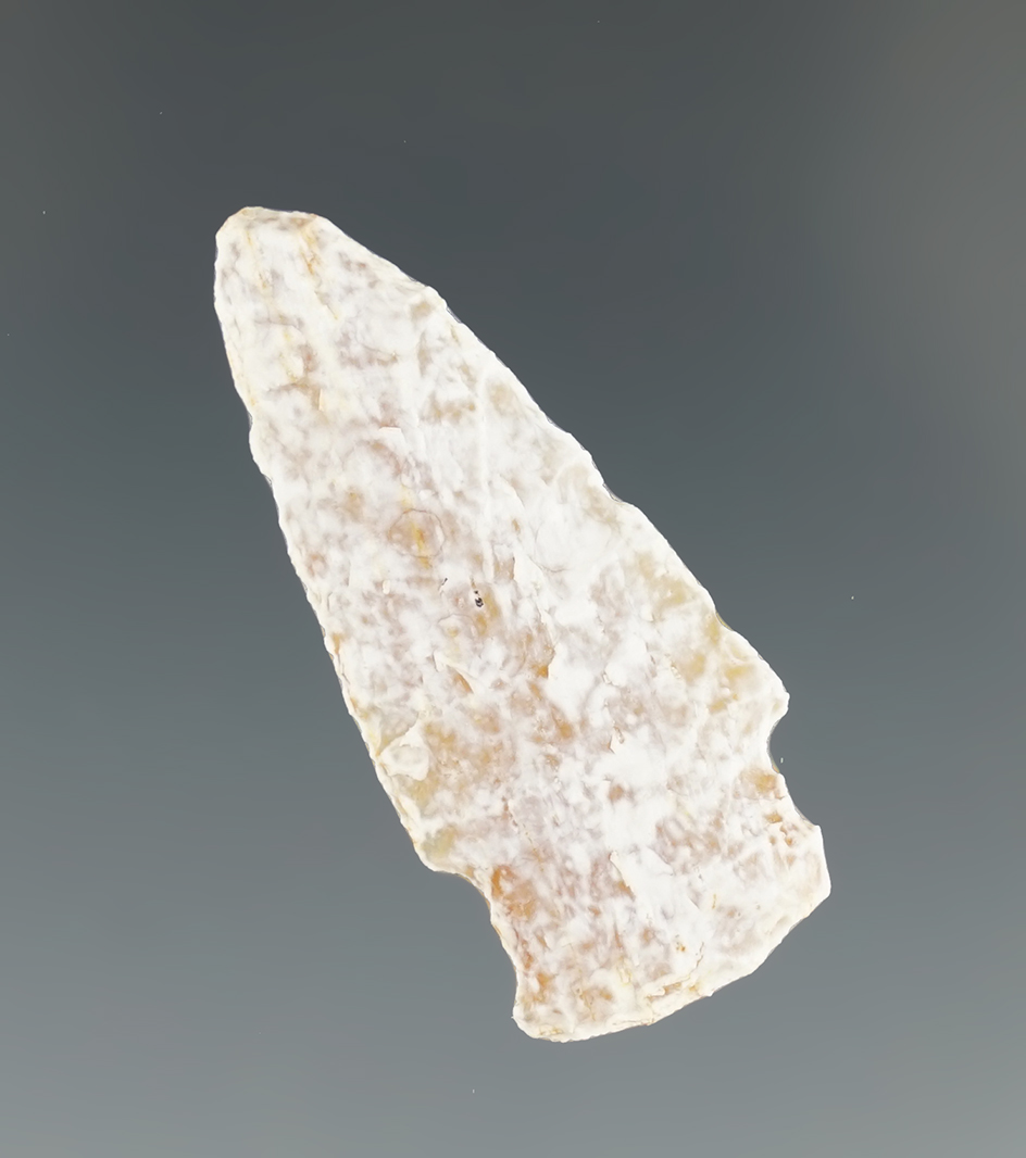 Unique! Heavily patinated translucent chalcedony 1 3/8" miniature Scottsbluff - Weld Co.,Colorado.