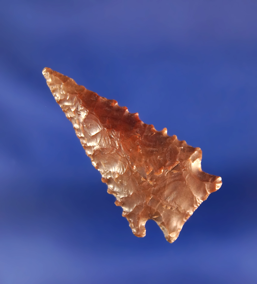 1 5/16" Snake River found near Benton Harbor, Washington. Ex. Charlie Mitchell collection.