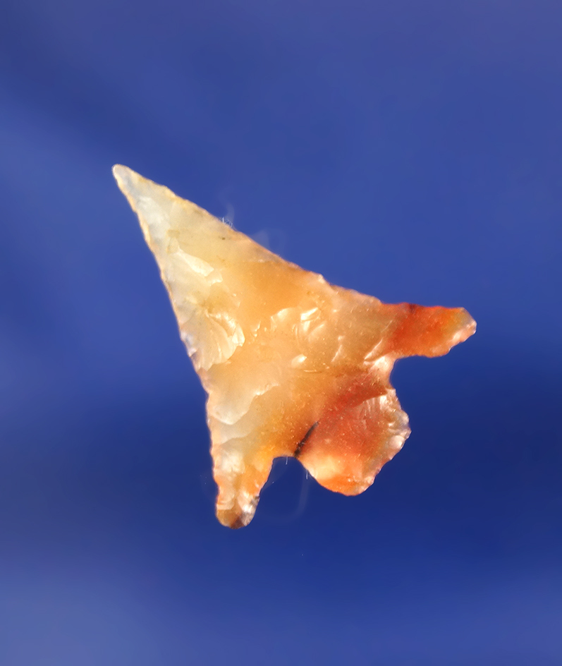 7/8" Gempoint - highly translucent multicolored agate found near the Columbia River, WA.