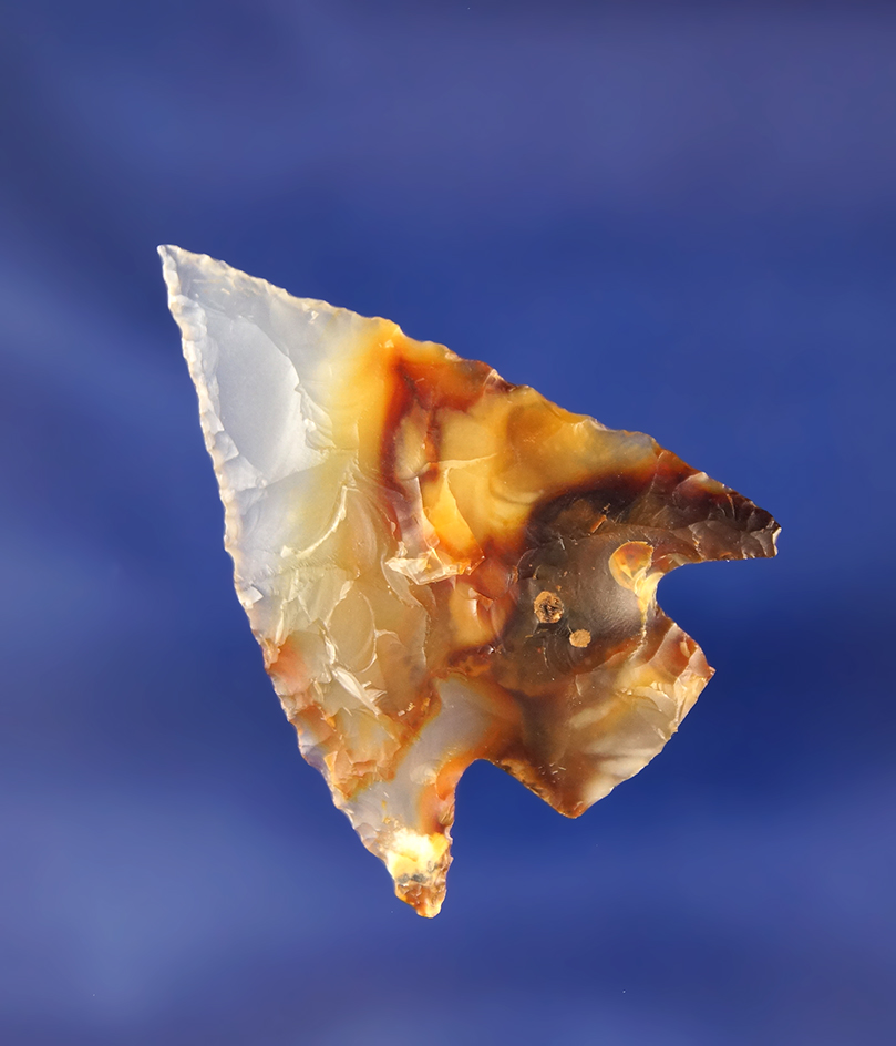 1 1/2" Hells Canyon made from a flake of beautiful multicolored agate - Columbia River, WA.