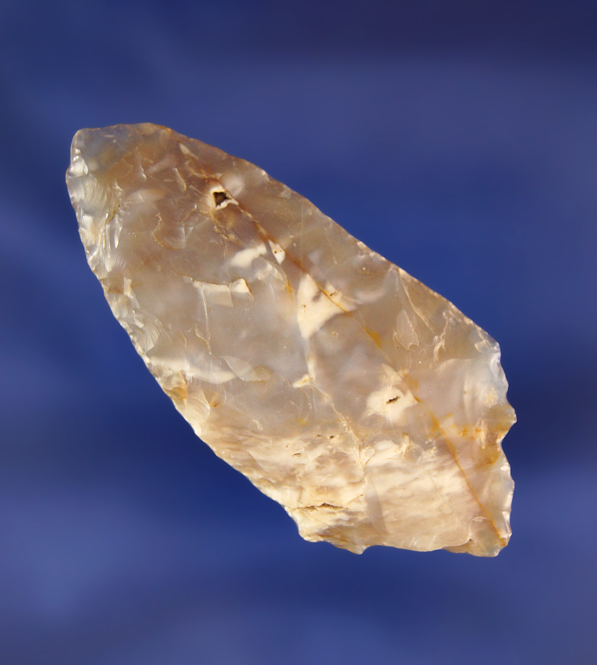 2 1/4" Agatized Wood Knife found near the Columbia River, Washington.