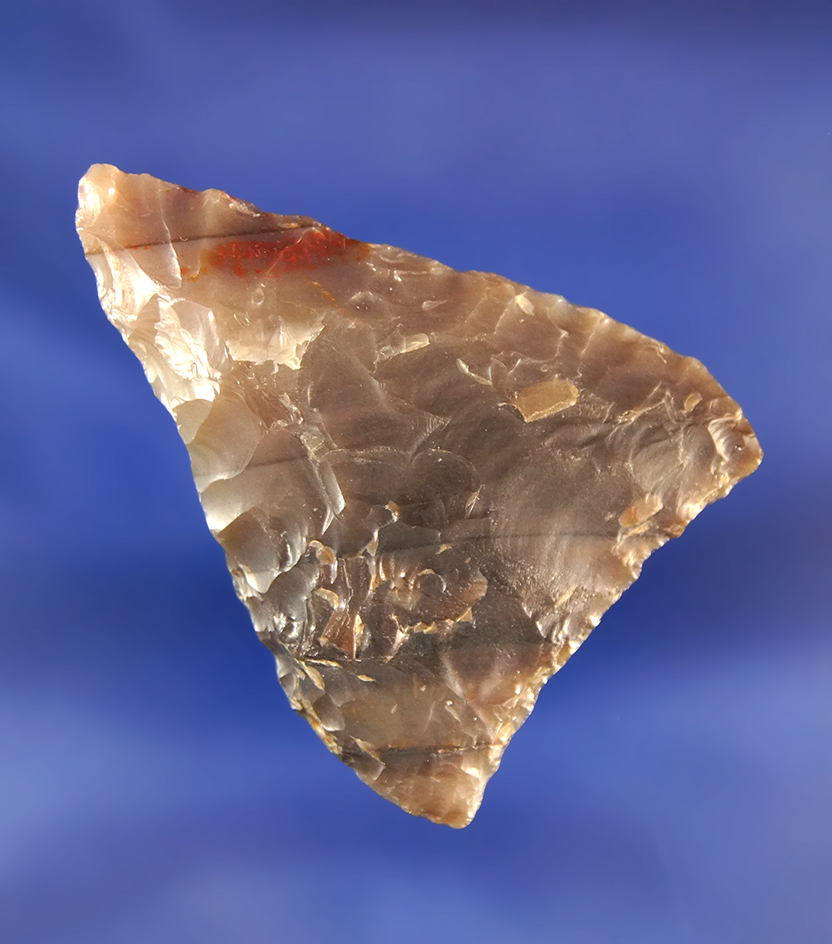 1 13/16" Columbia Mule Ear Knife that is nicely made from multicolored semi translucent agate.