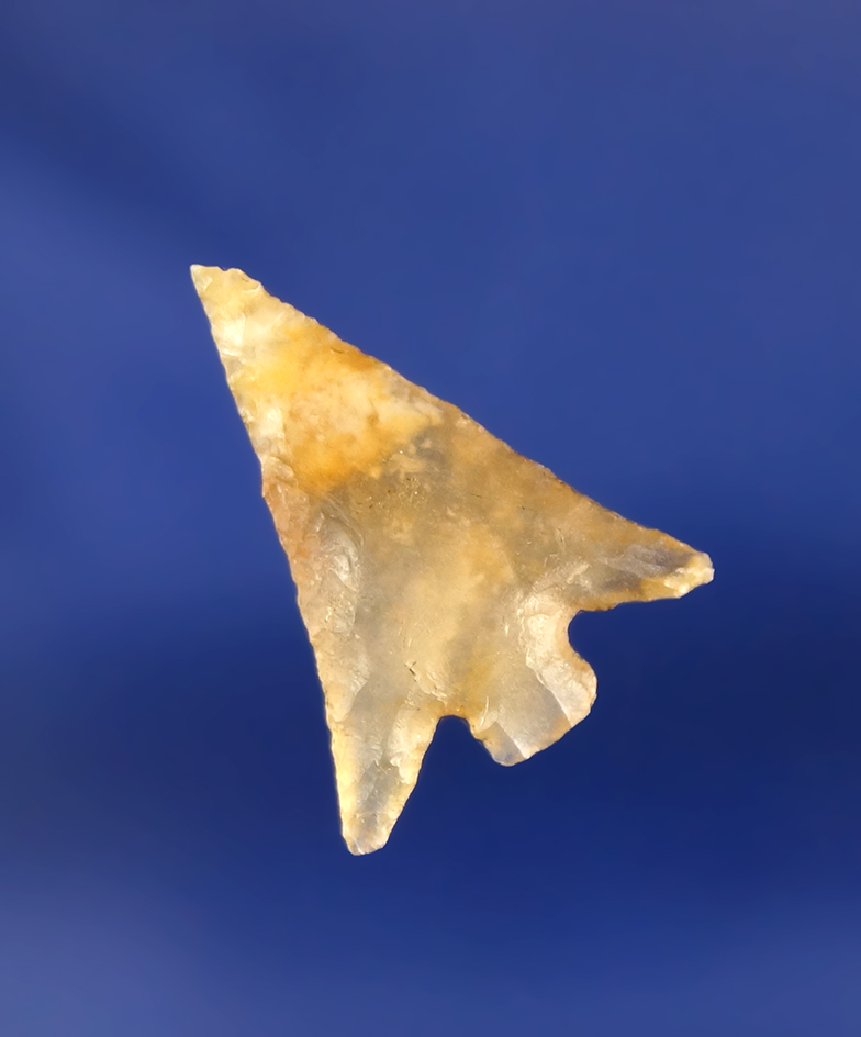 13/16" nicely patinated translucent agate Gempoint found near the Columbia River, Washington.