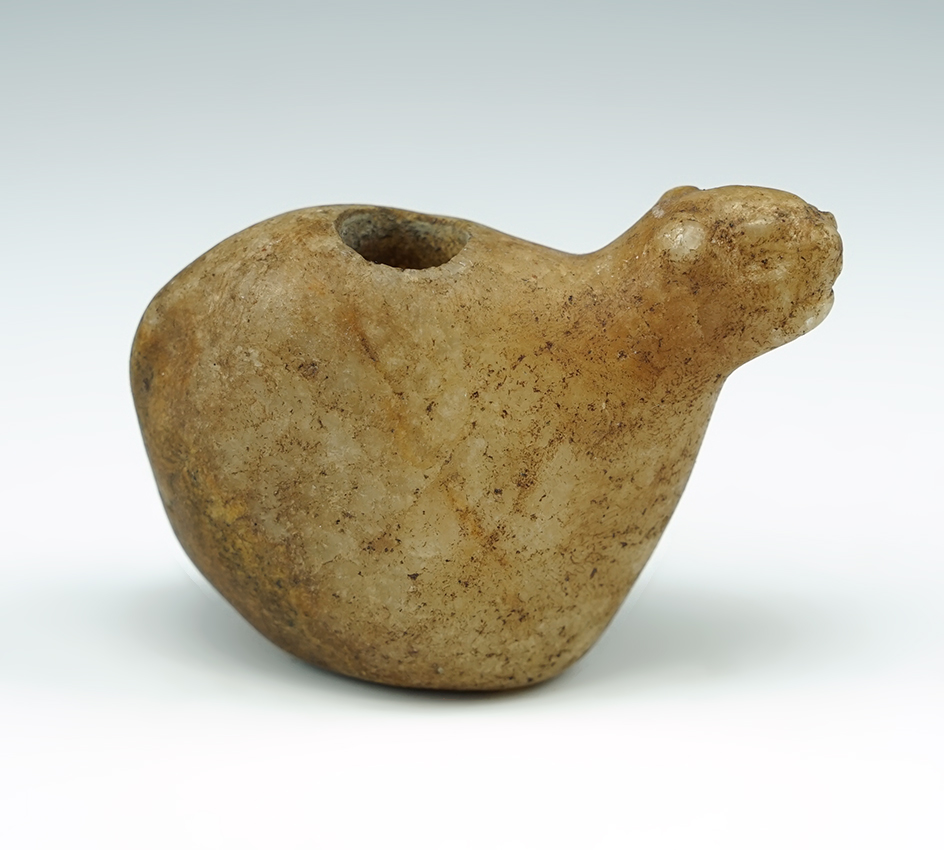 Well made 1 11/16" tall Llama Canopa found in Peru.