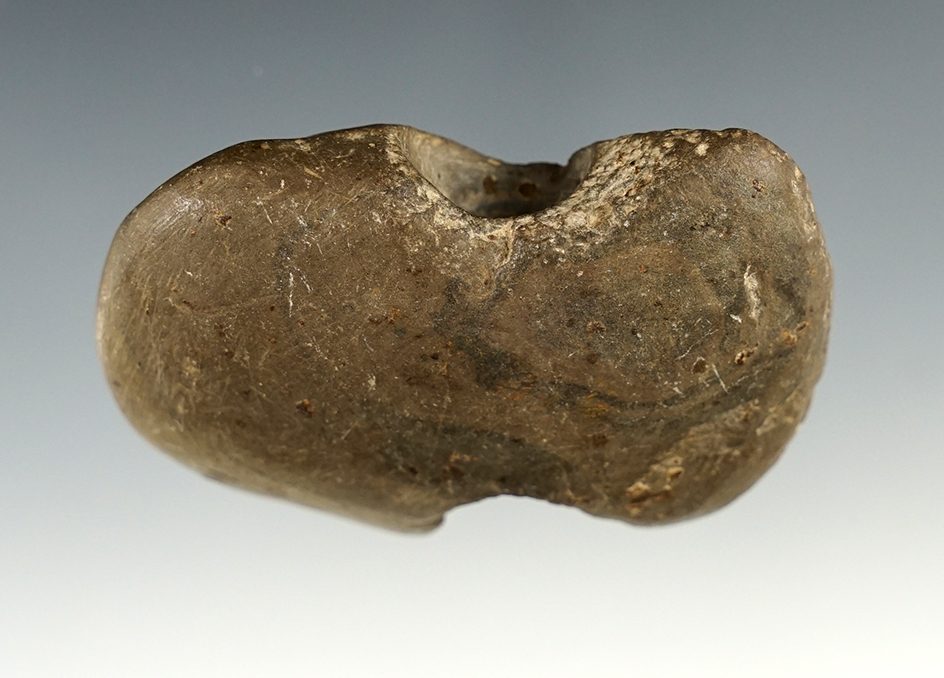 2 9/16" well patinated Bannerstone - Kent Co., Delaware.