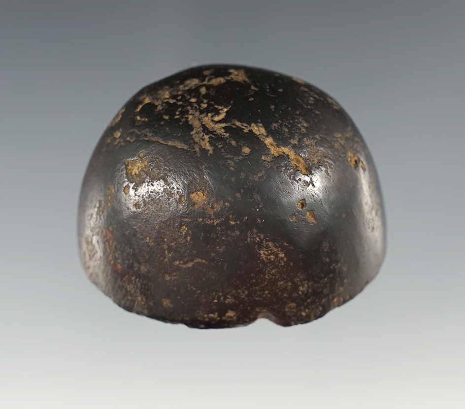 Well made 1 5/8" Hematite Cone found in Ohio.