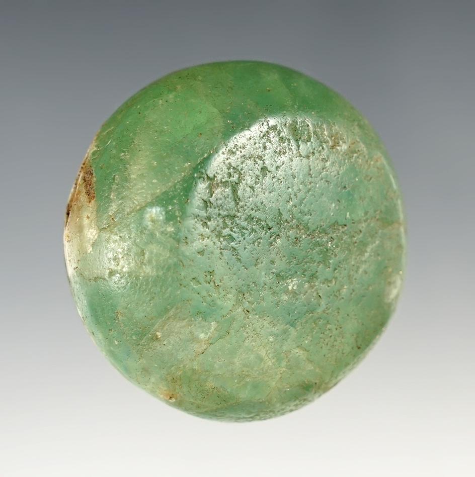 Simply amazing 1 3/8"  Fluorite Discoidal - Feurt Site, Ohio.