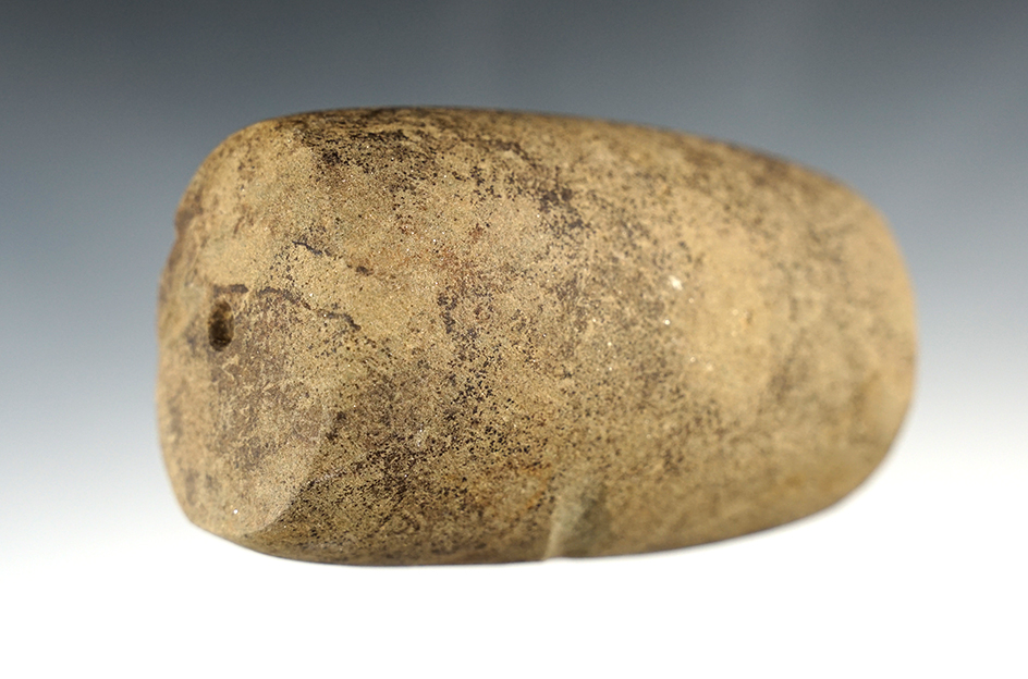 Large 3 3/4" x 2" Sandstone Pipe Preform found in Ohio.