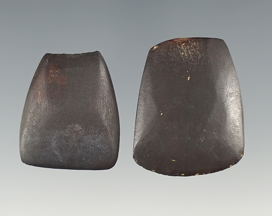 Pair of miniature Ohio Hematite Celts.