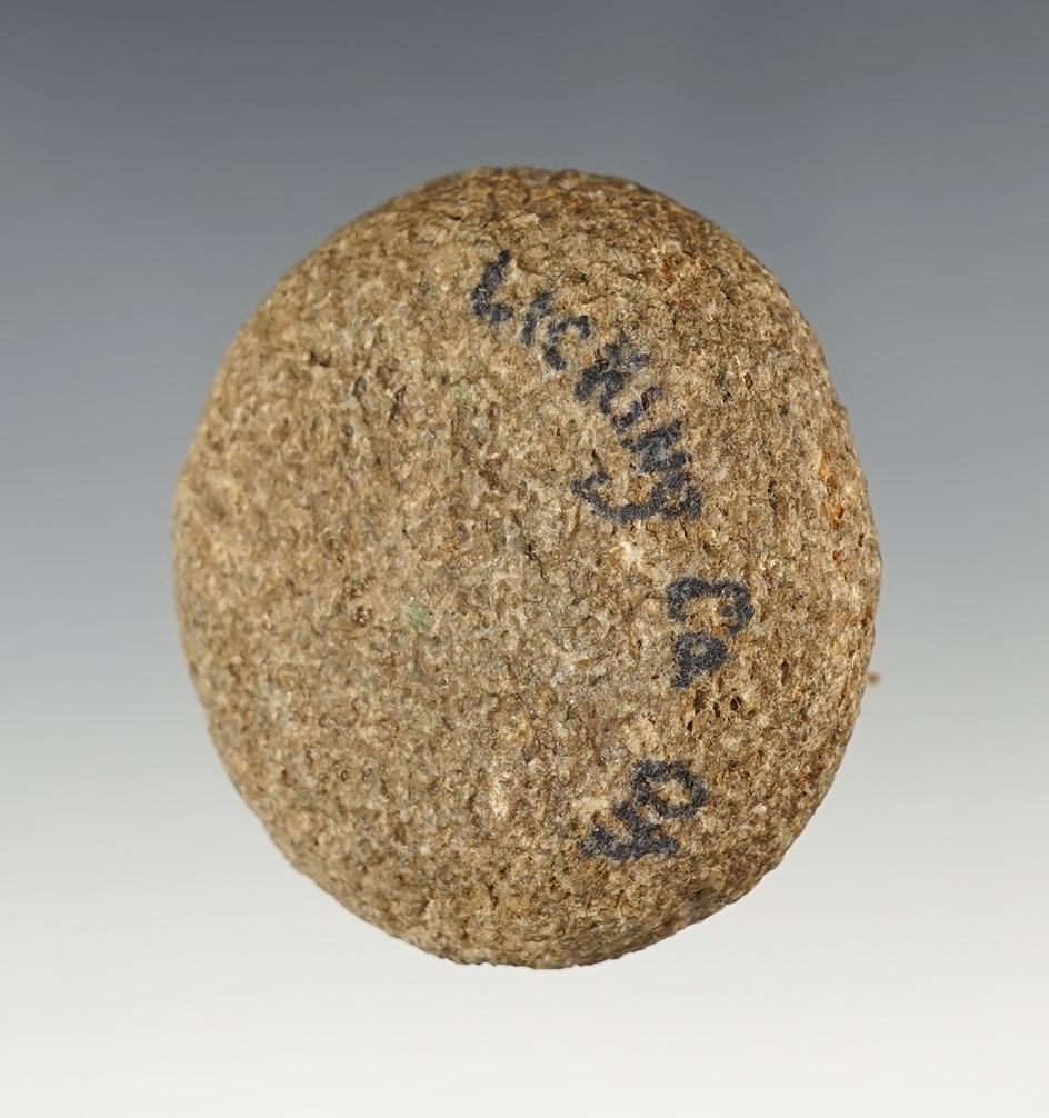 2 1/8" Cone that is nicely patinated. Licking Co., Ohio.